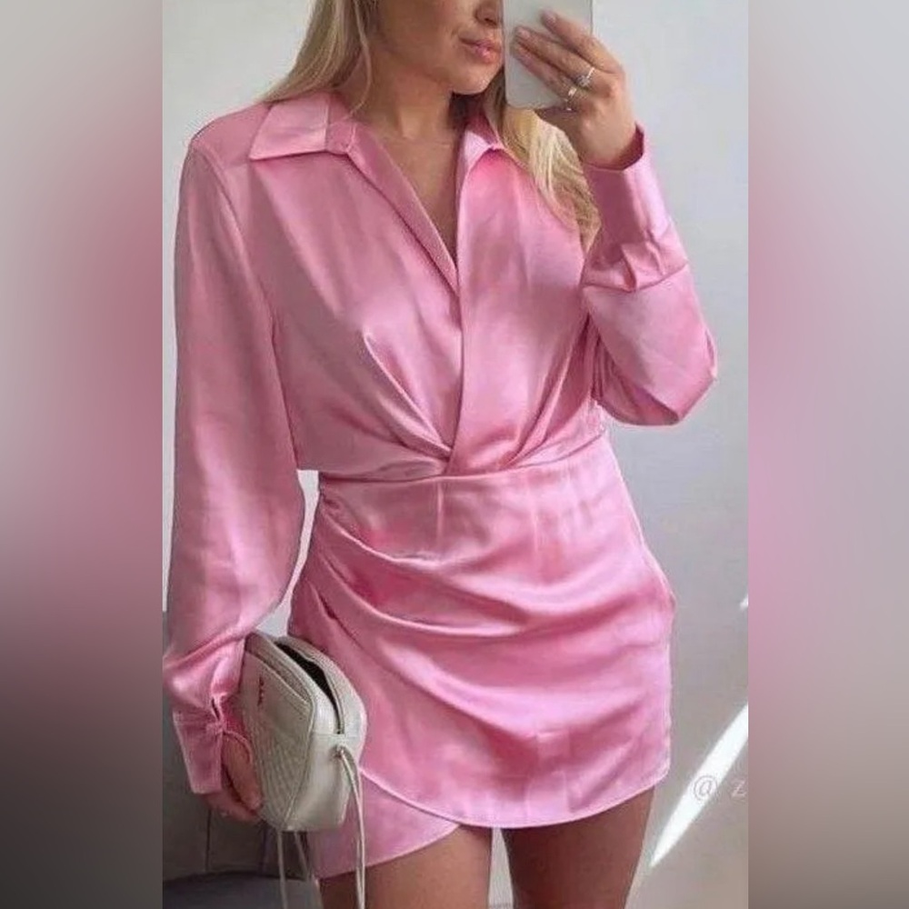 ZARA SATIN DRESS - P 1625
